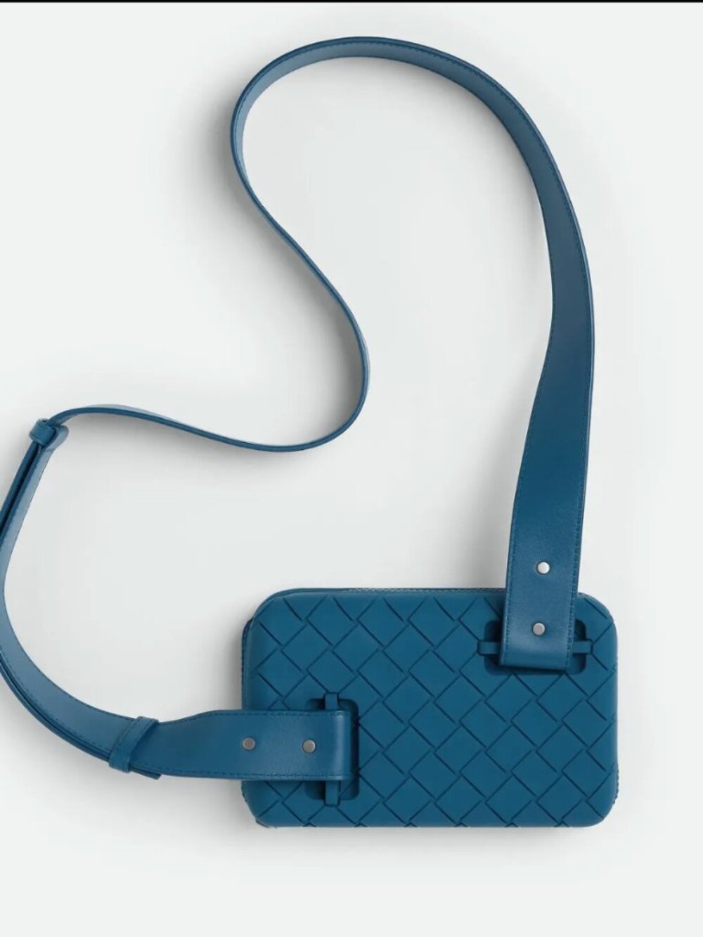 Bottega Venetta Teck Rubber Crossbody Bag
